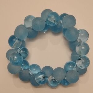 Blue Beaded Bracelet